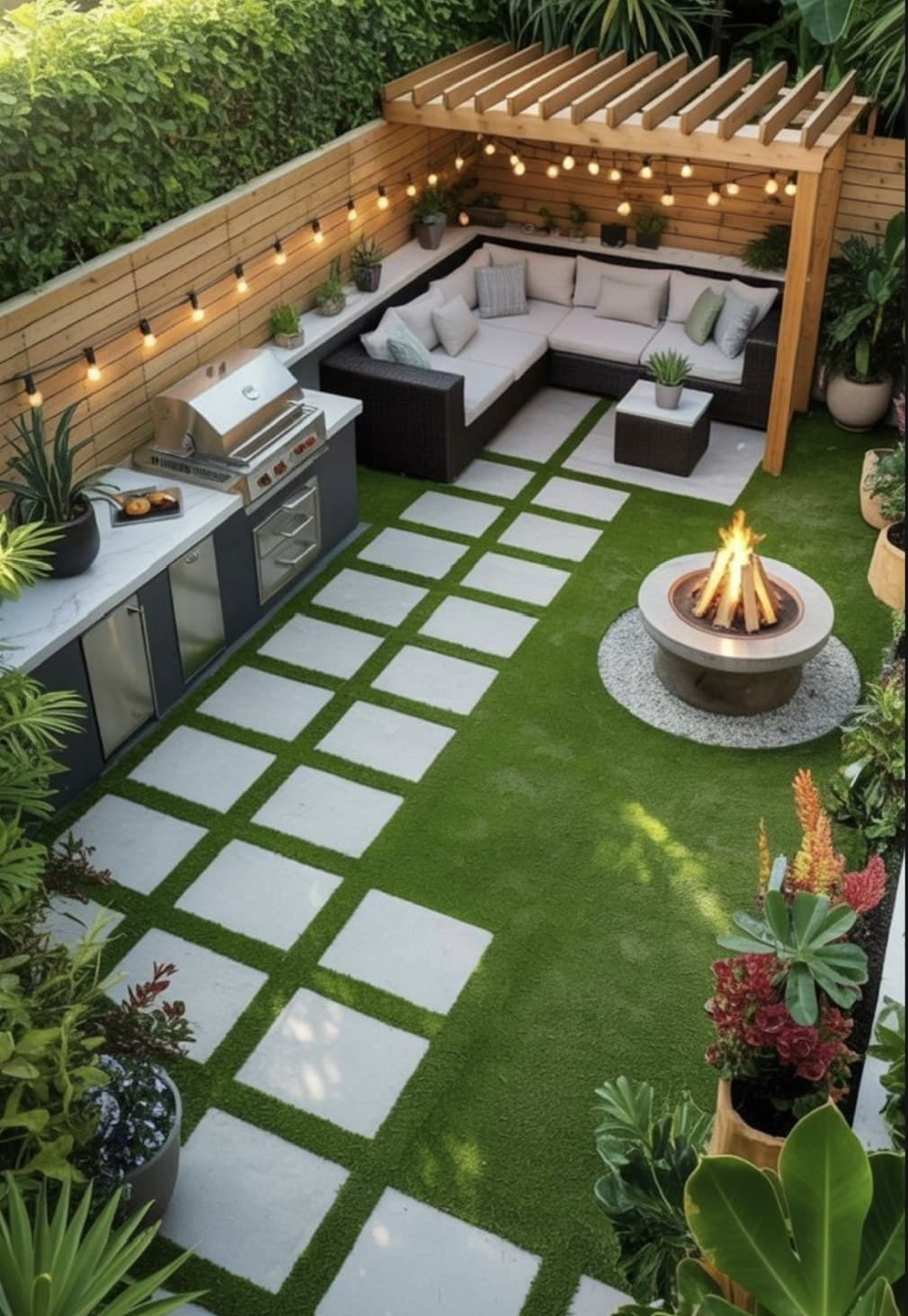 A garden that never needs watering